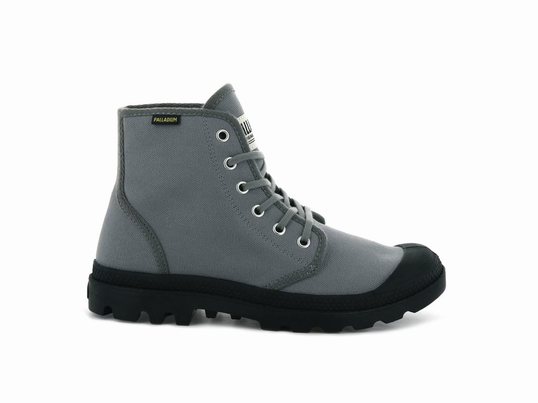 Palladium Pampa Hi Originale Mens Boots Grey Australia [NCIJSZ-723]